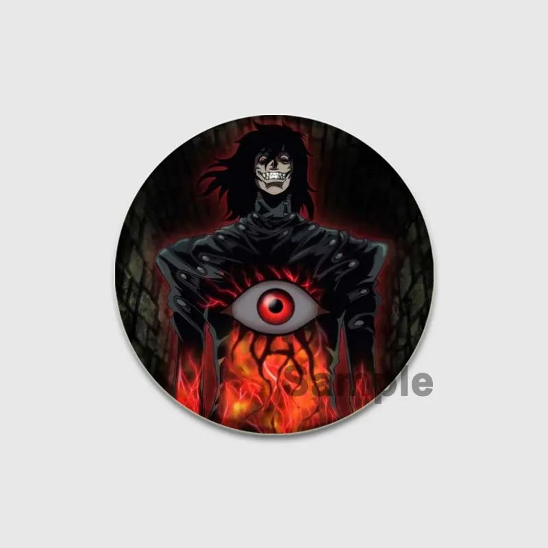 Hellsing Ultimate Tinplate Brooch