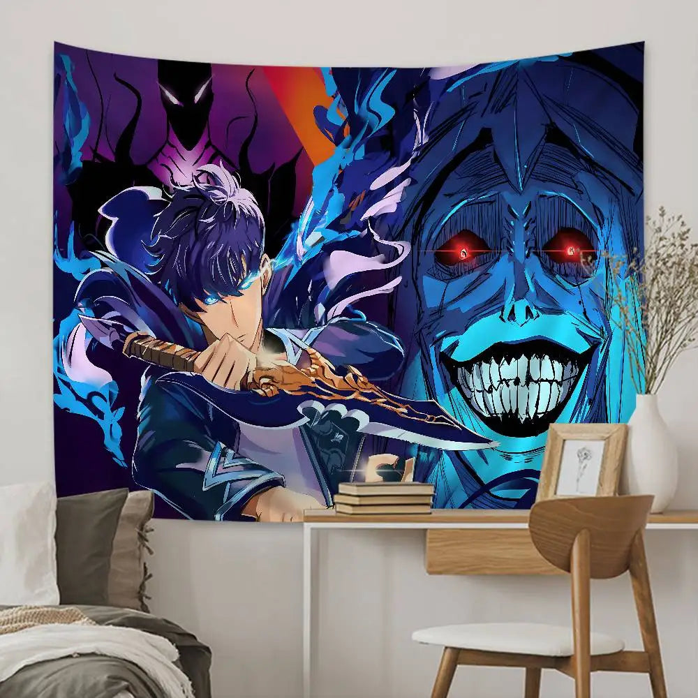 Solo Leveling Tapestry Wall Hanging