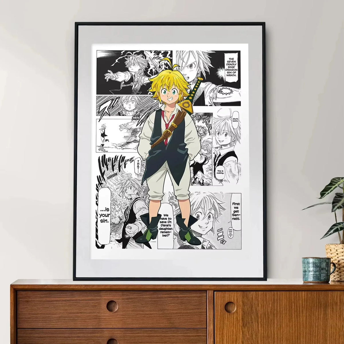The Seven Deadly Sins Ban King Canvas Print