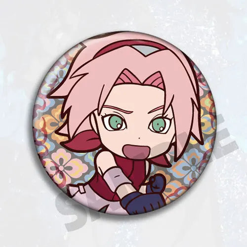 Anime Naruto Badge Pin Brooch Accessories Kakashi Sasuke Itachi Rock Lee Sakura Cosplay Merchandise Collection Gift for Fans