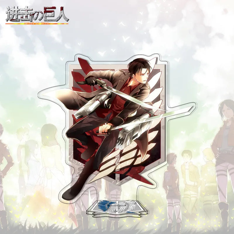 Attack on Titan Acrylic Stand Anime Large Stand Cartoon Cute Character Figure Display Stand Anime Merchandise Collectible Gift
