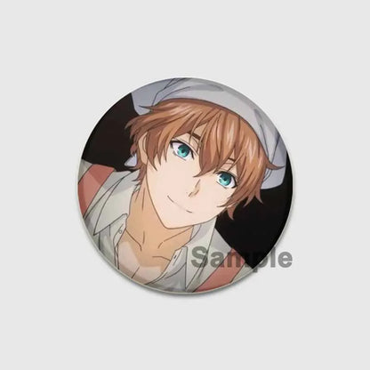 Food Wars Soma Tinplate Pins