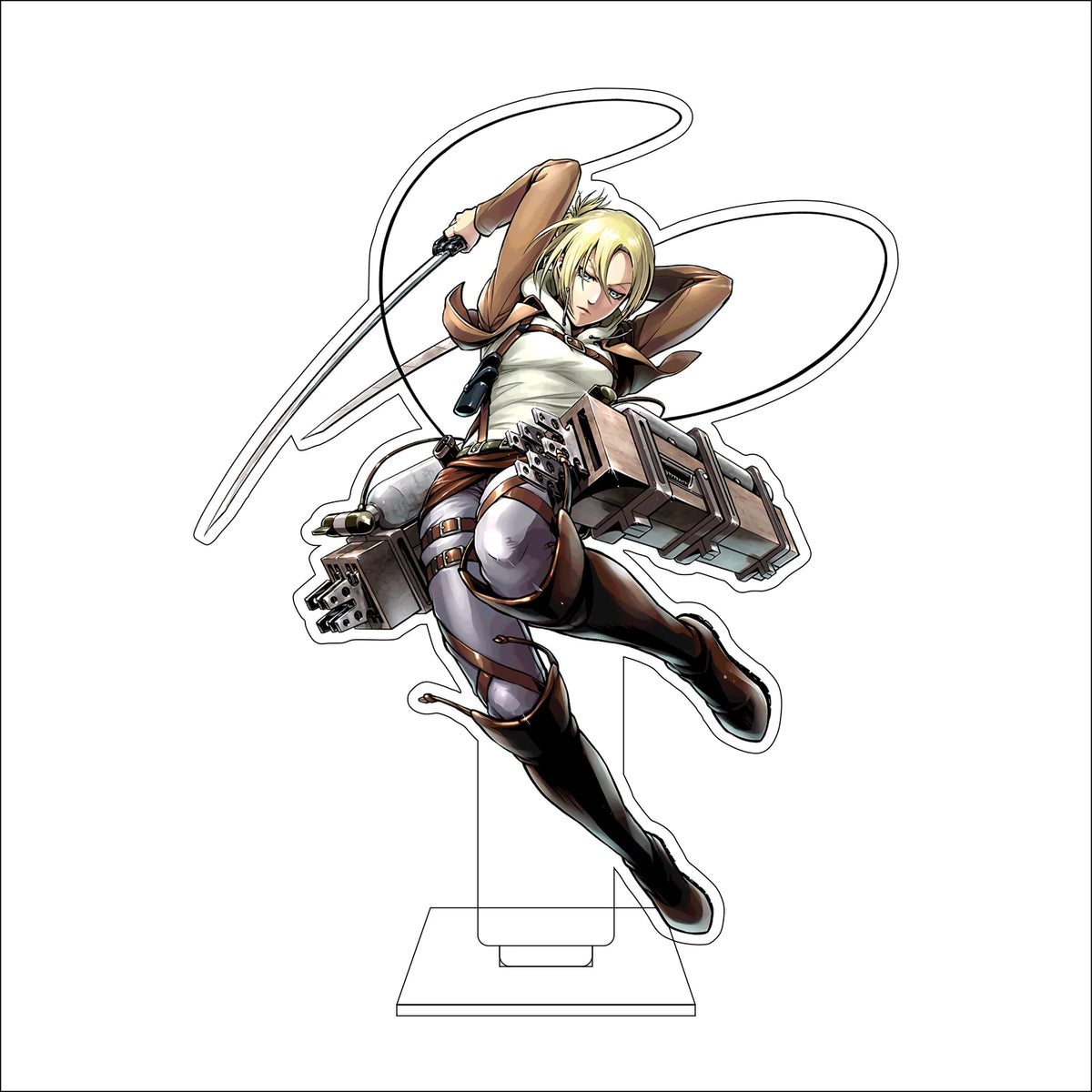 16CM Anime Attack on Titan Cosplay Acrylic Figure Stand Plate Armin Arlert Eren Jaeger Mikasa·Ackerman Ornaments Gifts