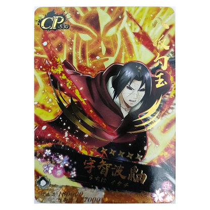 Anime NARUTO Rare Itachi Hoshigaki Kisame Nagato Sarutobi Asuma Kakuzu Sasuke Kakashi Game CP Collectible Card Birthday Toy Gift