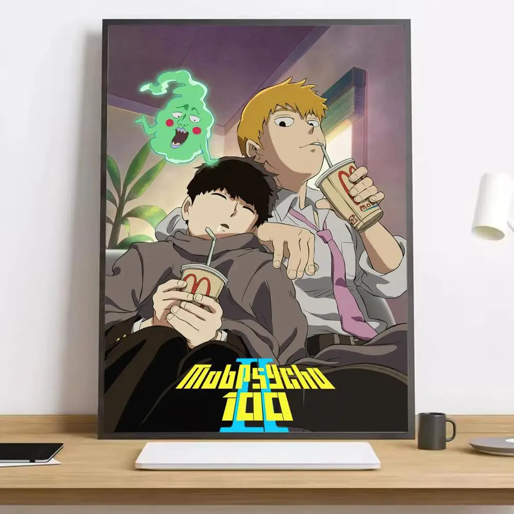 Mob Psycho 100 Reigen Canvas Poster
