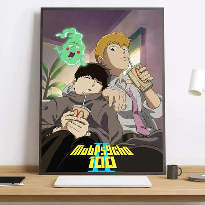 Mob Psycho 100 Reigen Canvas Poster