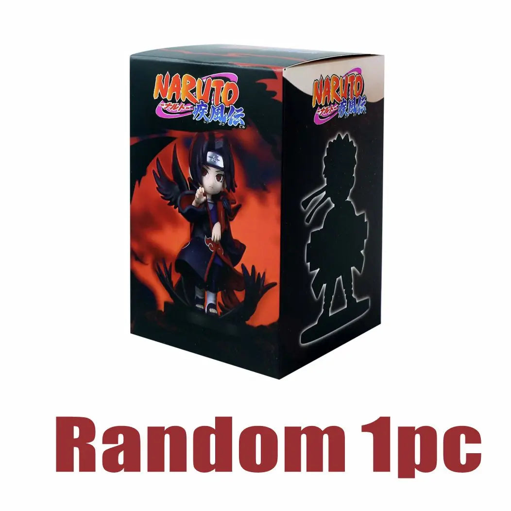 In Stock Blind Box, Bandai Naruto Shippuden Akatsuki Series Anime Figure Peripheral, Naruto Trendy Doll, Creative Desktop Orname