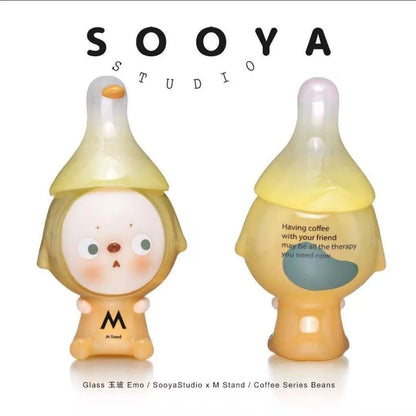 Genuine Sooya Mstand Coffee Beans Series Mini Figure Blind Box Ornament Collection Cute Toys Gift