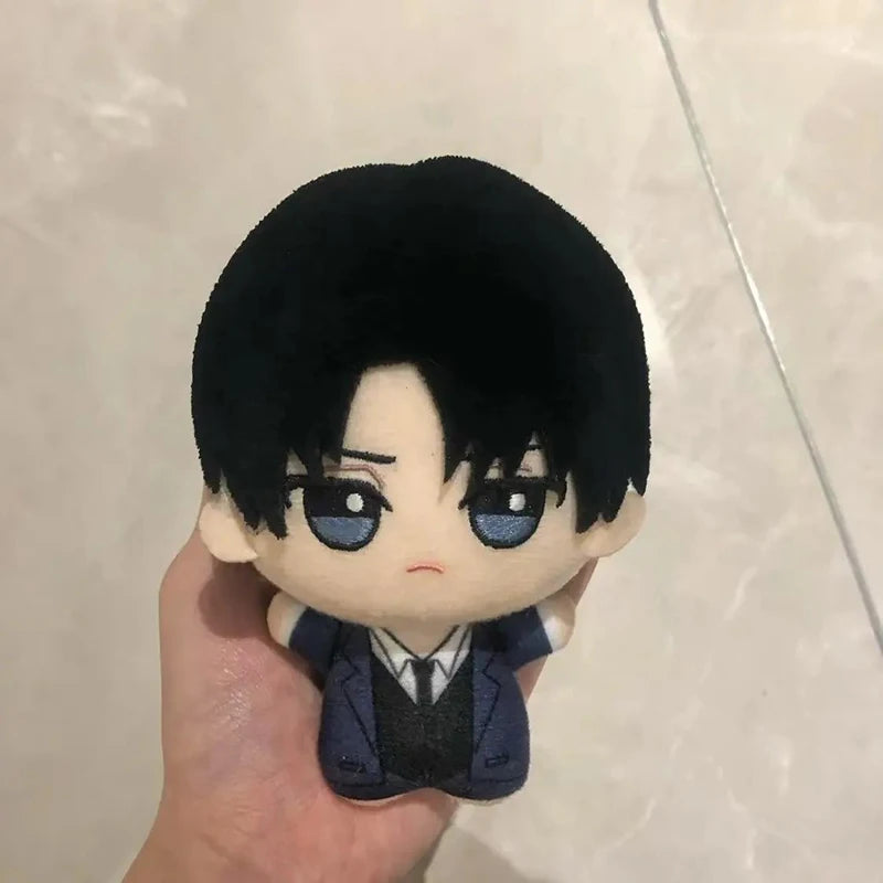 10cm Anime Hange Zoe Cosplay Plush Doll Pendant Attack On Titan Stuffed Toy Pendant Keychain Mascot Xmas Gifts