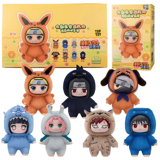 New EAKI Naruto Blind Box Shippuden Party Series Uzumaki Stuffed Shippuden Original Plush Figure Ornament Toy Collection Gift