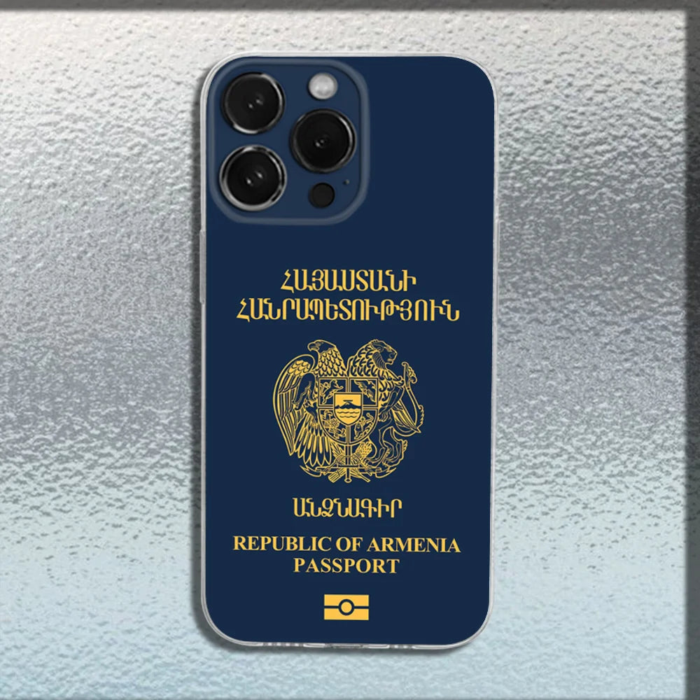Armenia Flag Passport Phone Case