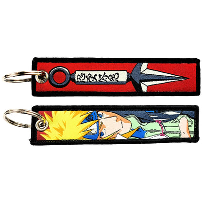 Classic Cartoon Embroidery Keychain