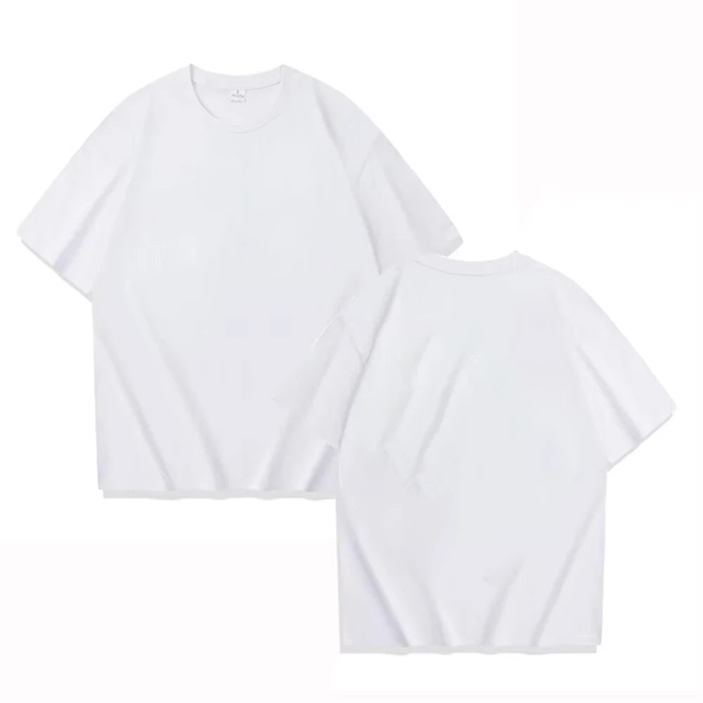 Whitebeard Pirates Print T-Shirt One Piece Edward Newgate Anime Casual Streetwear White Tee Men's and Women's Printed T-Shirts