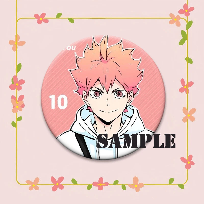 Haikyuu!! Anime Brooch Badge
