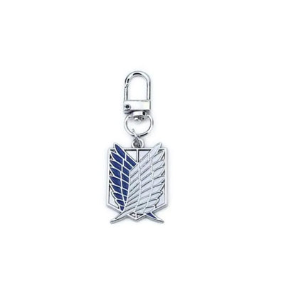 Attack on Titan Wings of Freedom Metal Keychain, Survey Corps Phone Lanyard, USB Buckle, Car Interior & Backpack Pendant Charms