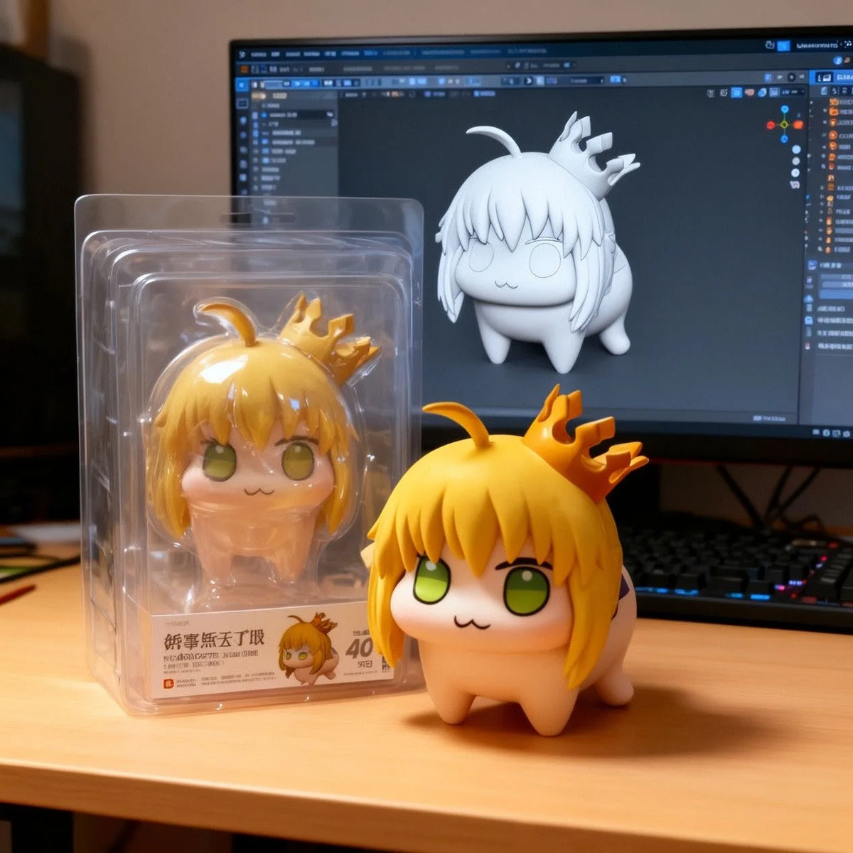 Q Version Toys Figure Doll Altria Pendragon Collectible