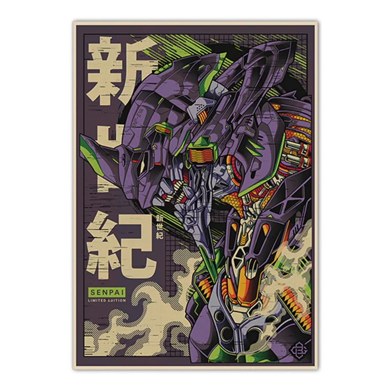 Neon Genesis Evangelion Shinji Canvas Print