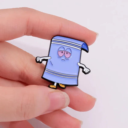 Funny Comedy Anime Enamel Pin