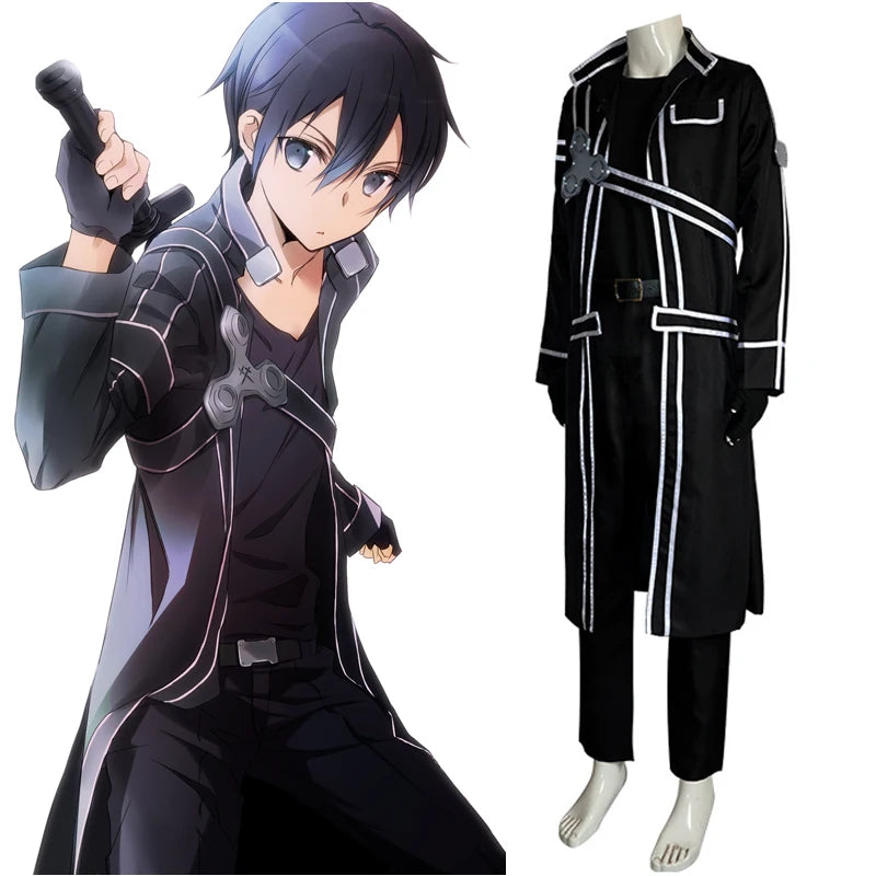 Sword Art Online Kirito Cosplay Costume