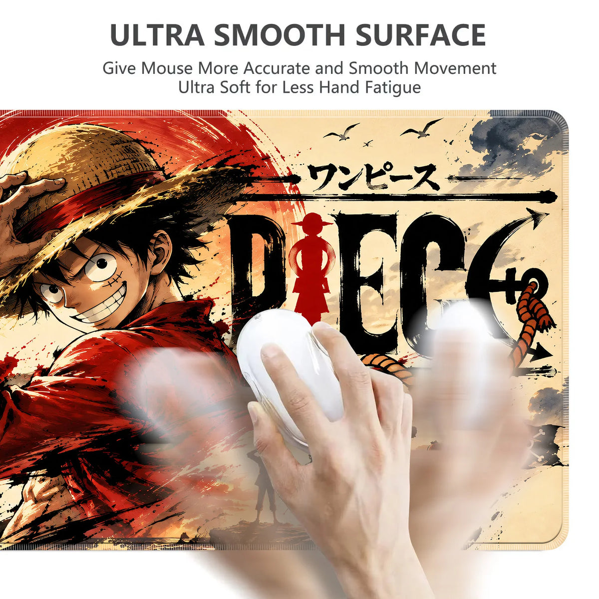 One Piece Luffy Gaming Mouse Pad