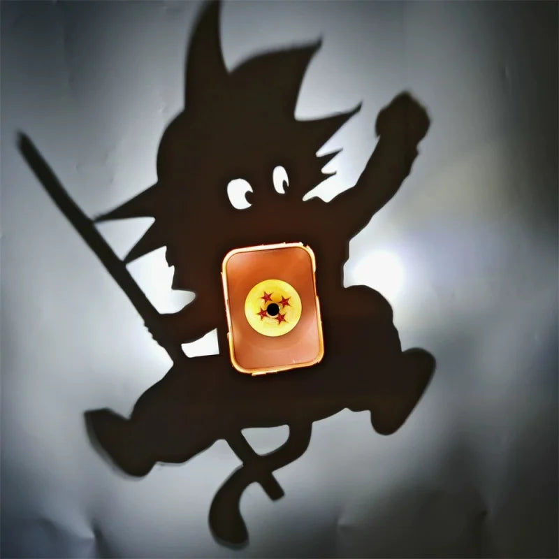 Anime Conan Goku Shadow Lamp