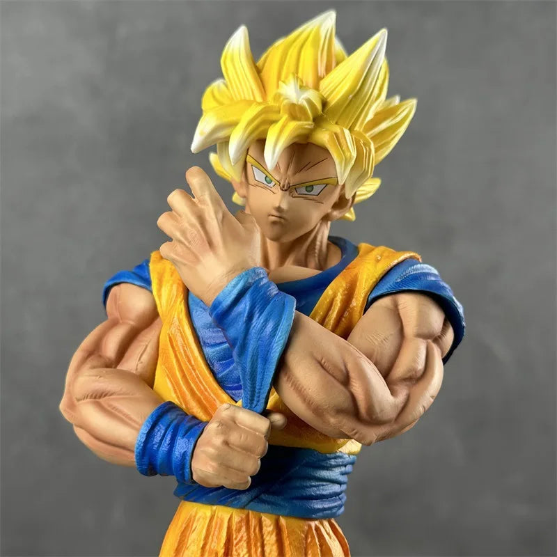 32cm Anime Dragon Ball Z Super Saiyan Son Goku VS Vegeta Relation Ver. GK PVC Action Figure Statue Collection Model Toys Doll