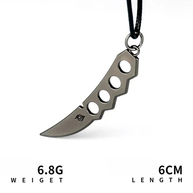 Hot Anime Konoha Necklace Akatsuki Red Cloud Pendant Uzumaki Anime Accessories Keychain Cosplay Akatsuki Itachi Cartoon Jewelry