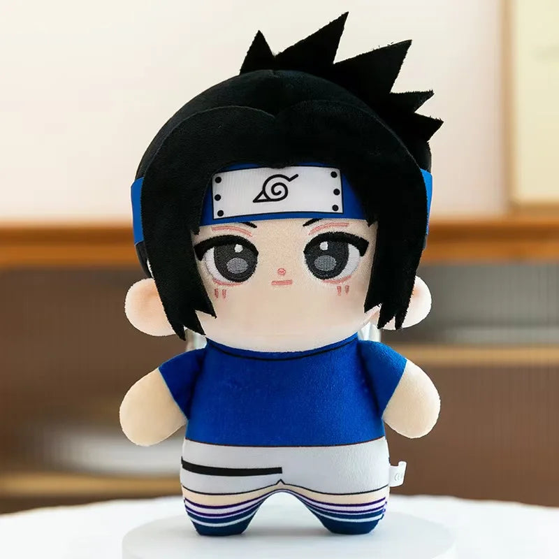 2026 Naruto Anime Plush Toys Cute Sasuke Sakura Plushie Kawaii Kakashi Soft Stuff  Room Decor For Fans Birthday Gift