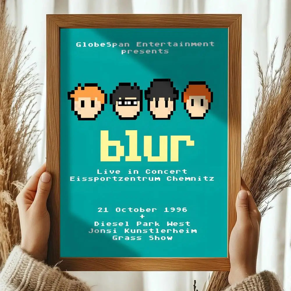 B-Blur Band Poster