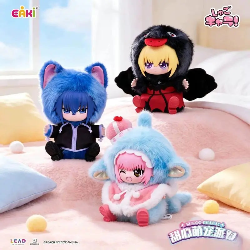 In Stock Genuine EAKI SHUGO CHARA Cute Pet Party Plush Blind Box Anime Figure Hinamori Amu Tsukiyomi Ikuto Doll Toys Gift