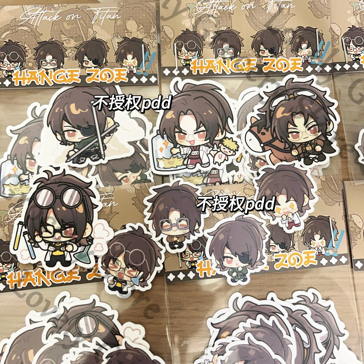 Anime Shingeki No Kyojin Hange Zoe Attack on Titan Ataque A Los Titanes Cosplay Acrylic Standing Sign Keyring Keychain Xmas Gift