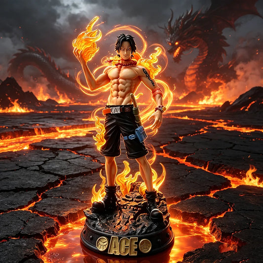 36cm/14.17in Anime ONE PIECE Figure ACE Action Figures Pvc Collection Model Toys for Gifts