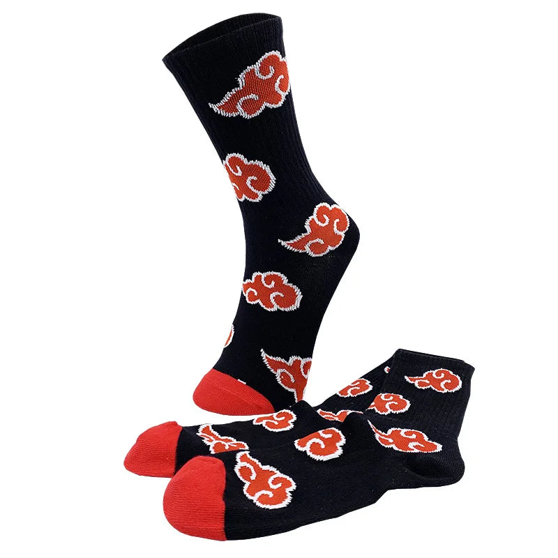 Naruto Akatsuki Long Socks