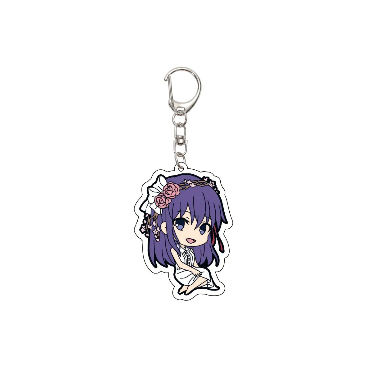 55MM Anime Fate/Grand Order Keychain Fujimaru Ritsuka Mash Kyrielight Astolfo Key Chain Acrylic Model Plate Christmas Gifts