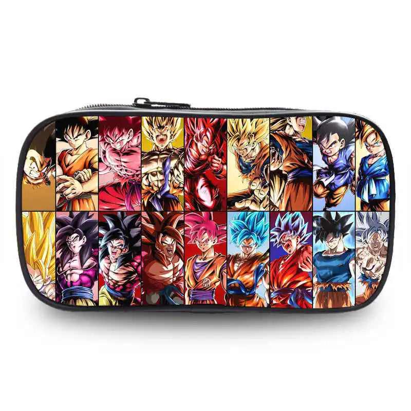 Dragon Ball pencil case cartoon anime merchandise durable Oxford cloth stationery box student study supplies printed storage bag