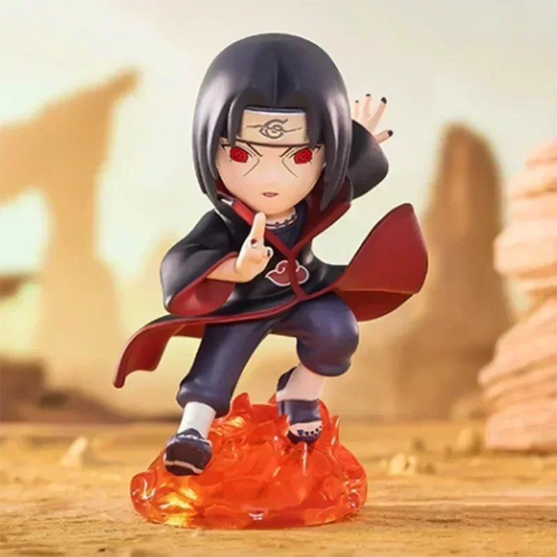 POP MART Naruto Sasuke Ninja World War Series Blind Box Toys Kawaii Surprise Guess Bag Doll Anime Figure Home Model Girls Gift