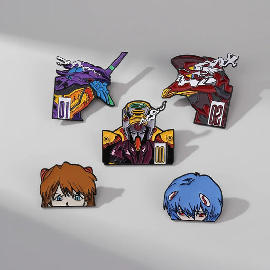 Evangelion Rei Ayanami Enamel Pins