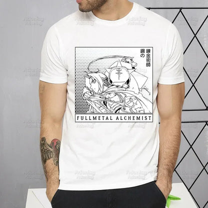 Fullmetal Alchemist Alphonse Elric T-Shirt – Harajuku Short Sleeve