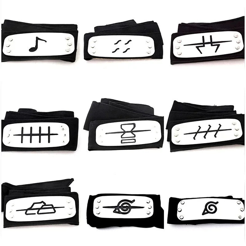 New Ninja Headband Rebel Leaf Narutos Creative peripheral Forehead Protector Coslapaly Anime Peripheral