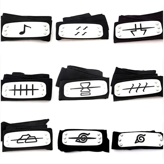 New Ninja Headband Rebel Leaf Narutos Creative peripheral Forehead Protector Coslapaly Anime Peripheral