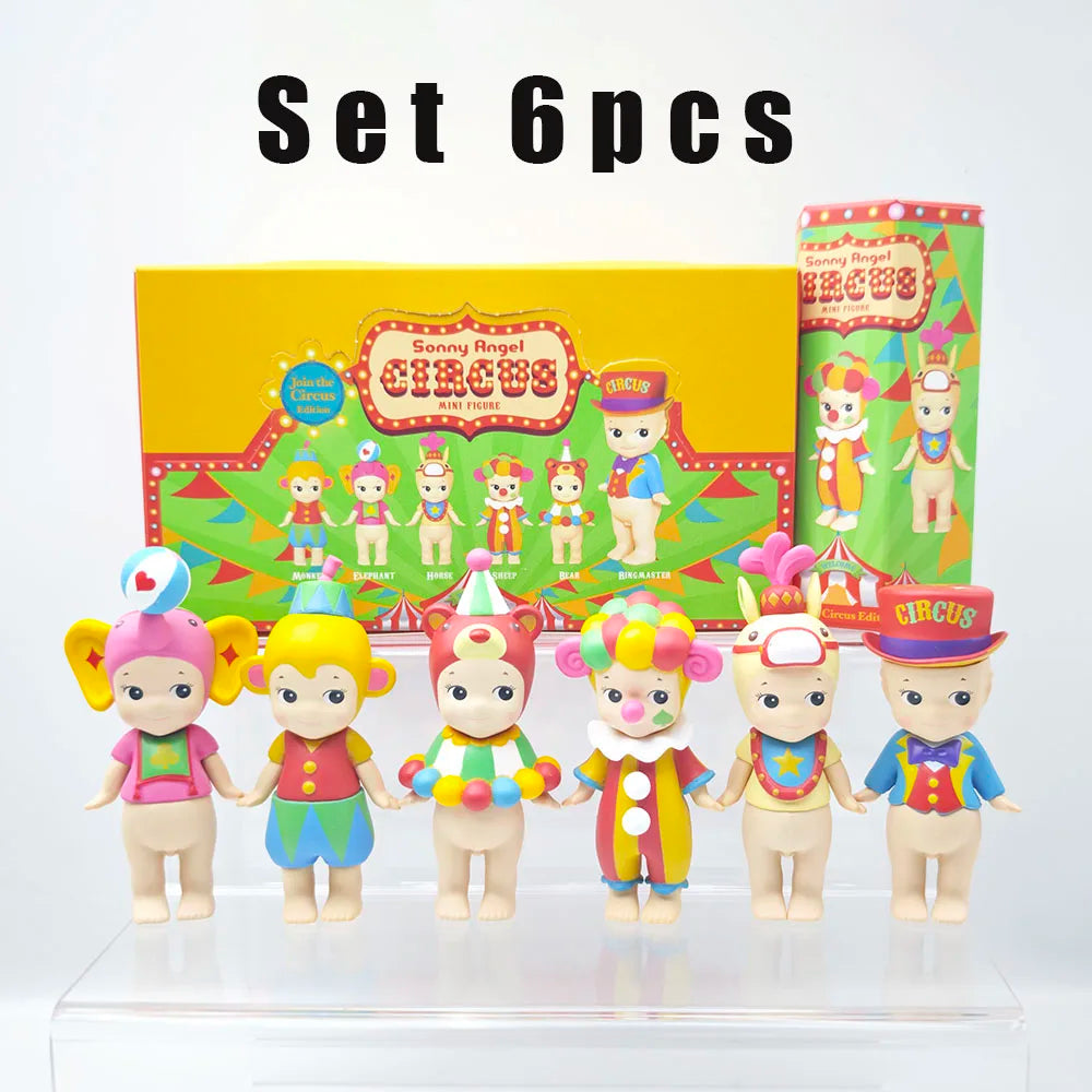 Cute Sonny Blind Box Toys Circus Series Anime Mini Figure Model Cute Ornament Collection Mysterious Birthday Christmas Gifts