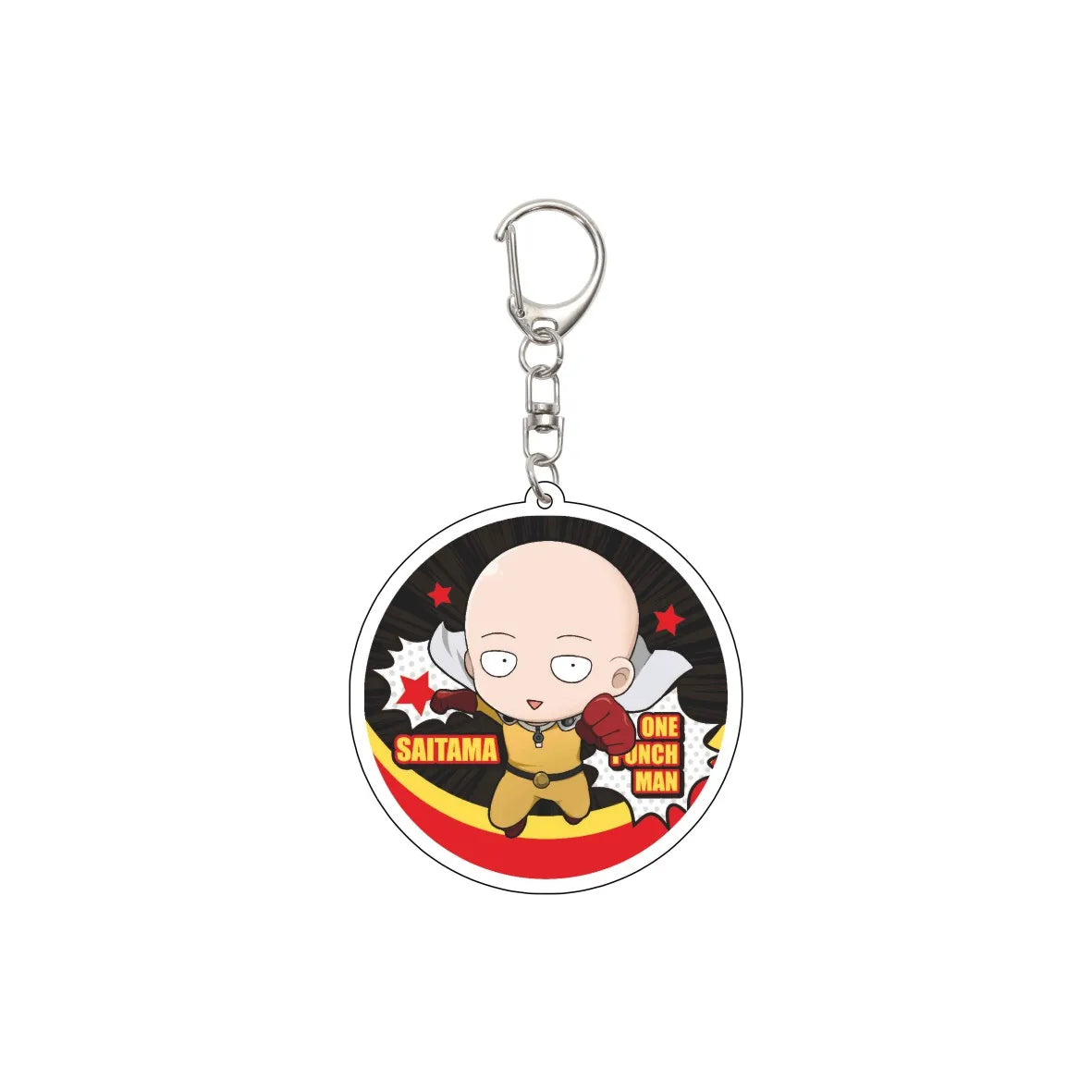 One Punch Man Saitama Keychain