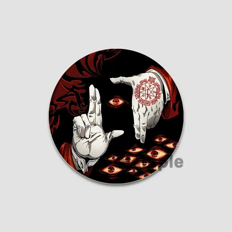 Hellsing Ultimate Alucard Pin Button
