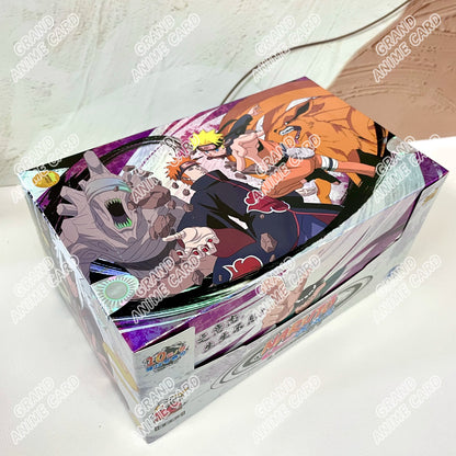 KAYOU Genuine Naruto Cards T2W9 T4W8 Booster Box Anime TCG Rare SE BP CR MR Ninja World Fight Chapter Collection Kids Toy Gift