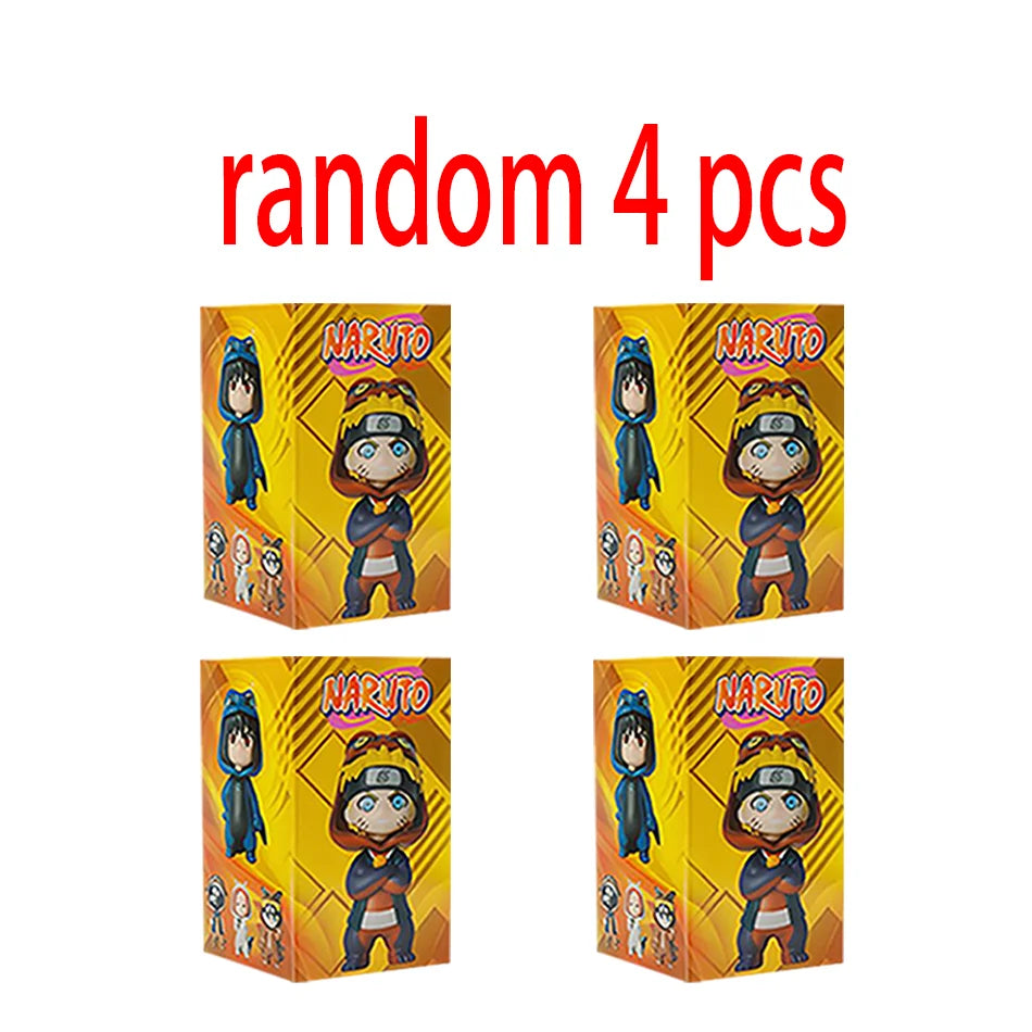 1-9Pcs Naruto Blind Box Figures Model Ornament Anime Uchiha Sasuke Sakura Cosplay Action Figurine Model Toys Decorations Gifts