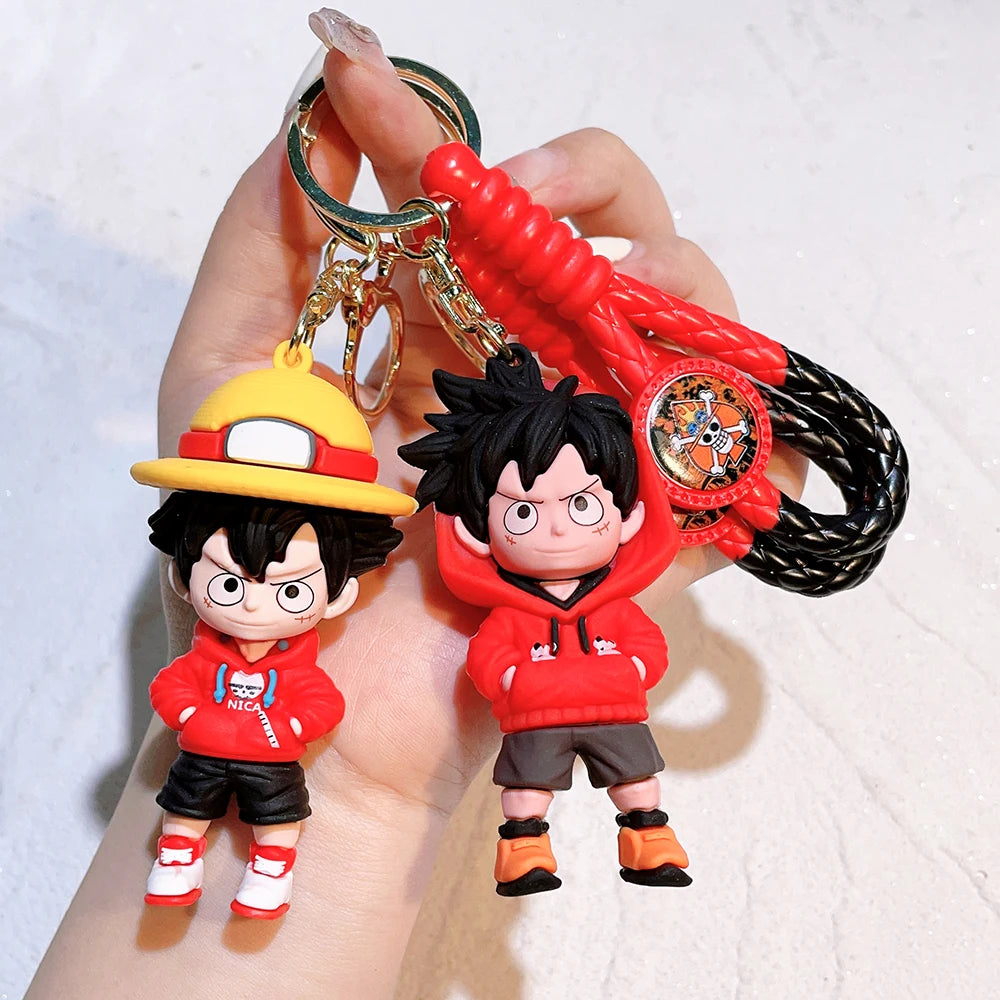 One Piece Luffy Silicone Keychain