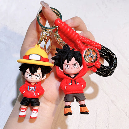 One Piece Luffy Silicone Keychain