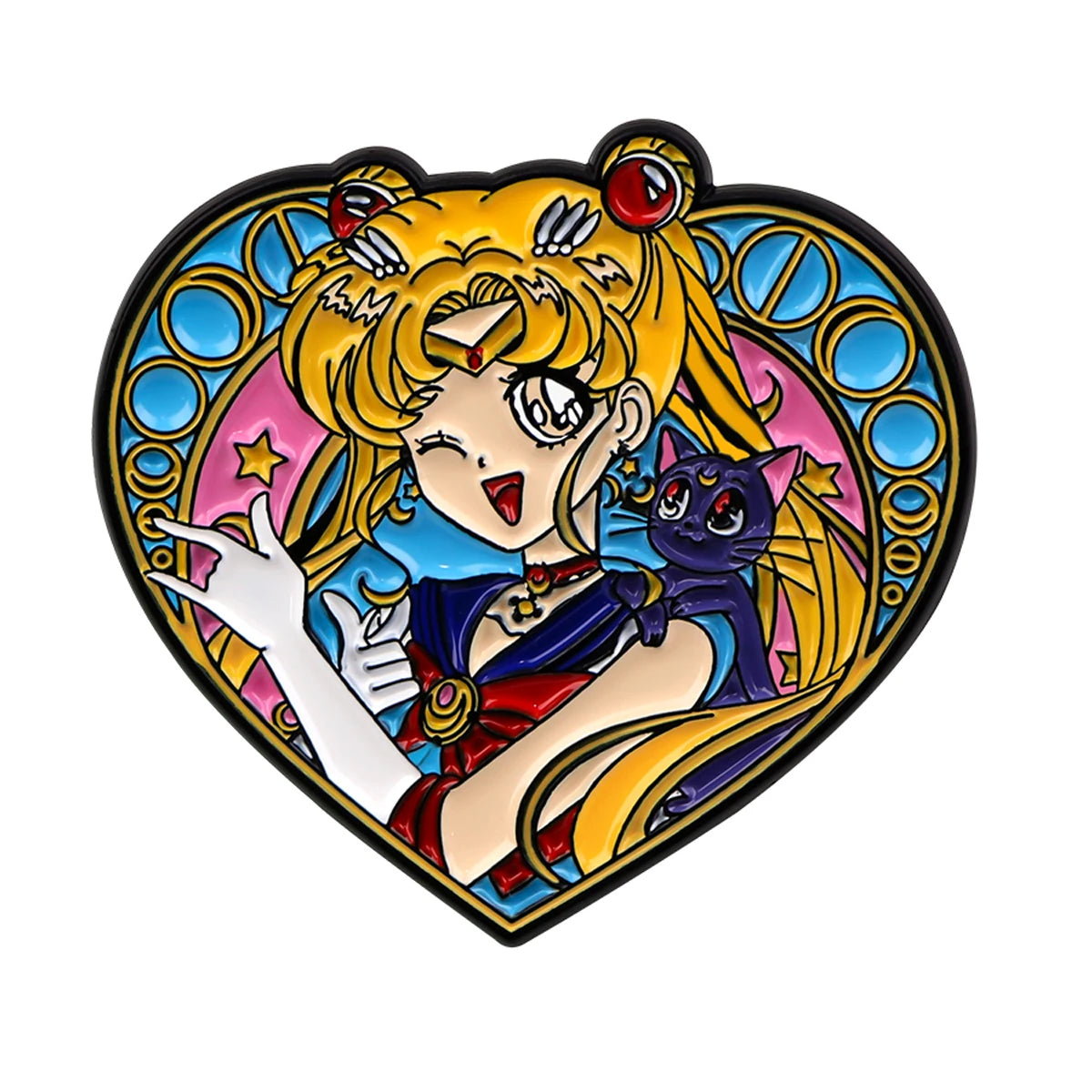 Manga Anime Character Enamel Pin