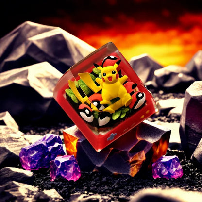 Pokemon Gengar Resin Keycaps