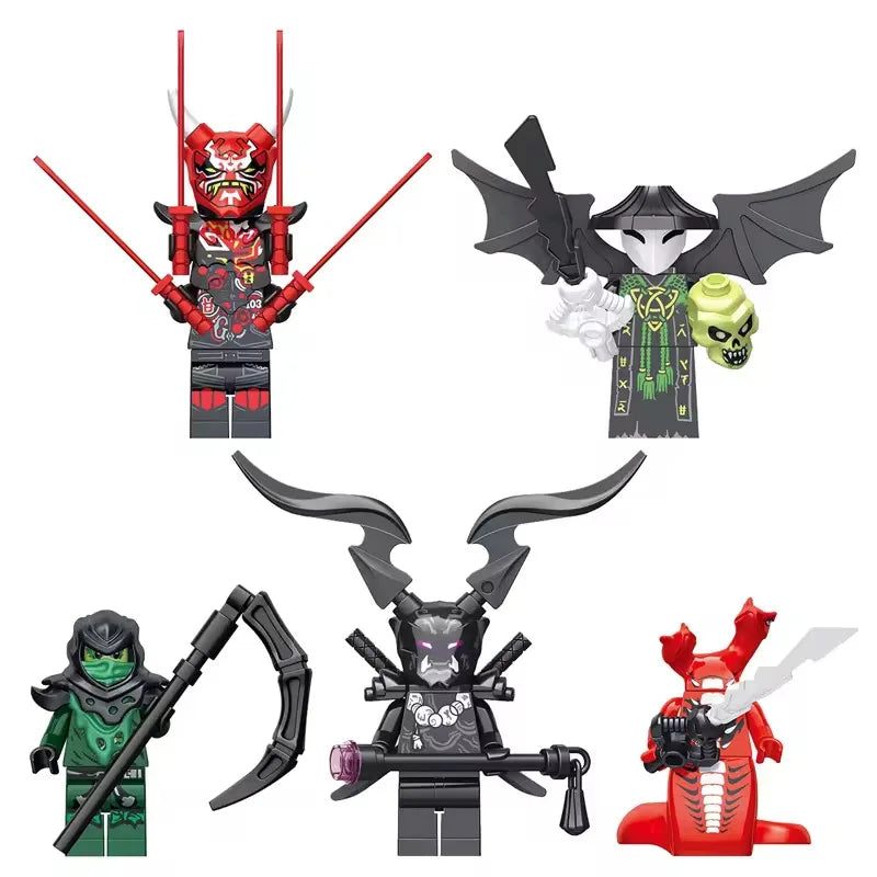 Hot Toys New Series Anime Characters Ninja Mini Figure Building Block Toys Mini Doll Doll Figure Blocks Kids Toys Birthday Gifts